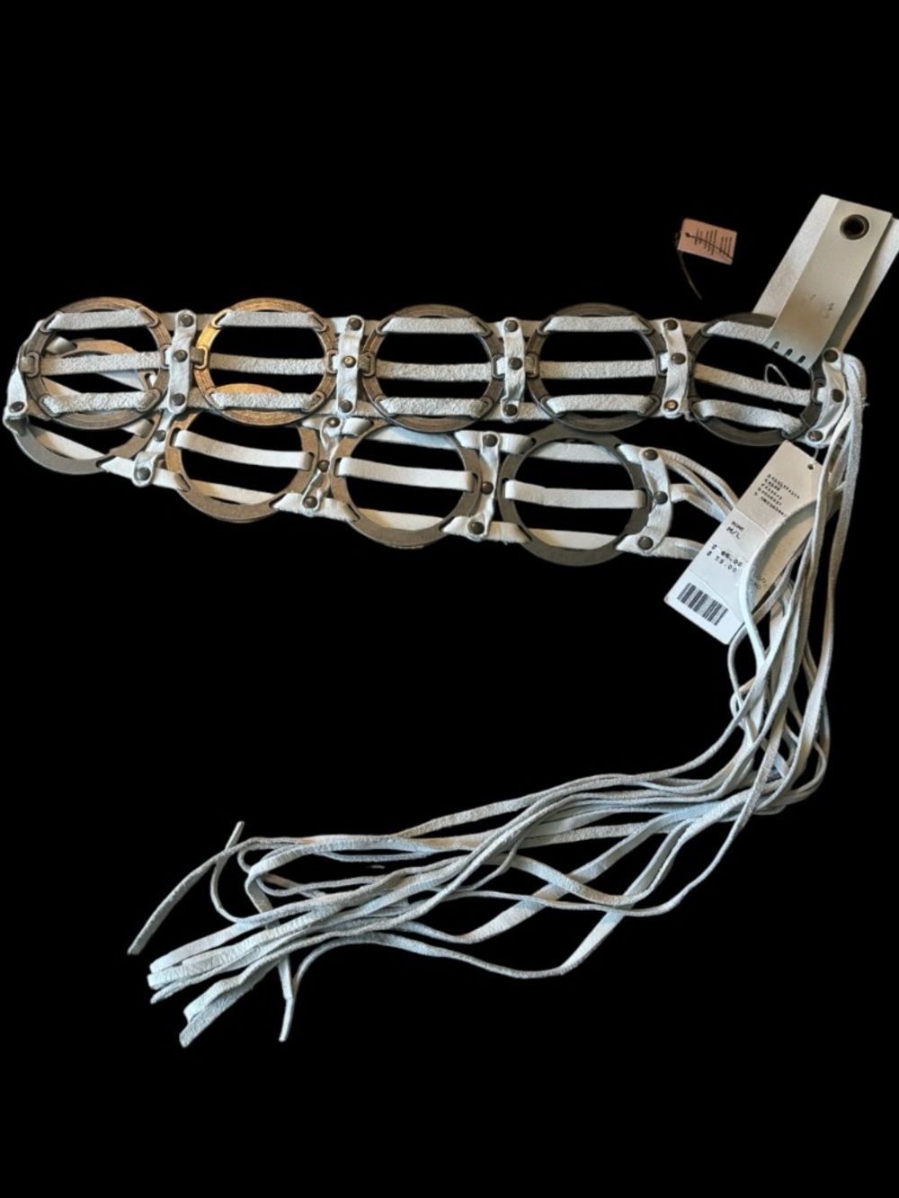 Urban Outfitters Leather Circle Ring Belt NWT